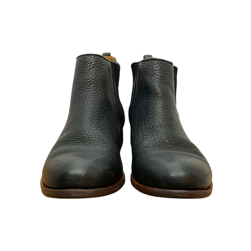 Kork-Ease Velma Women's 8 Black Leather Chelsea Ankle Boots Low Heel - Picture 3 of 12